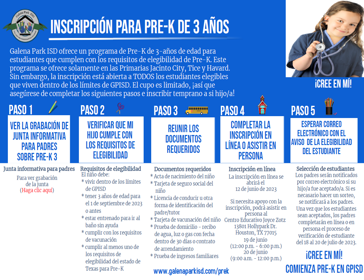 Pre-K 3 Spanish